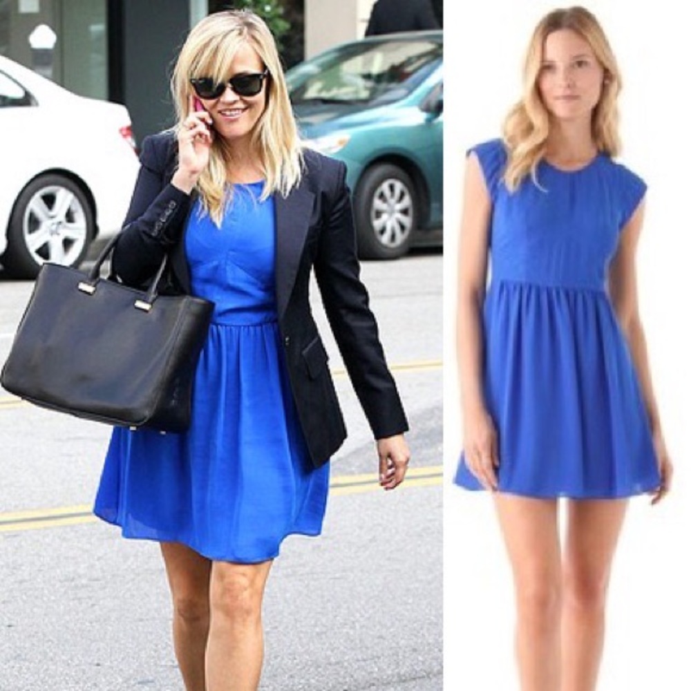 Rebecca Taylor Crepe Georgette Easy Dress